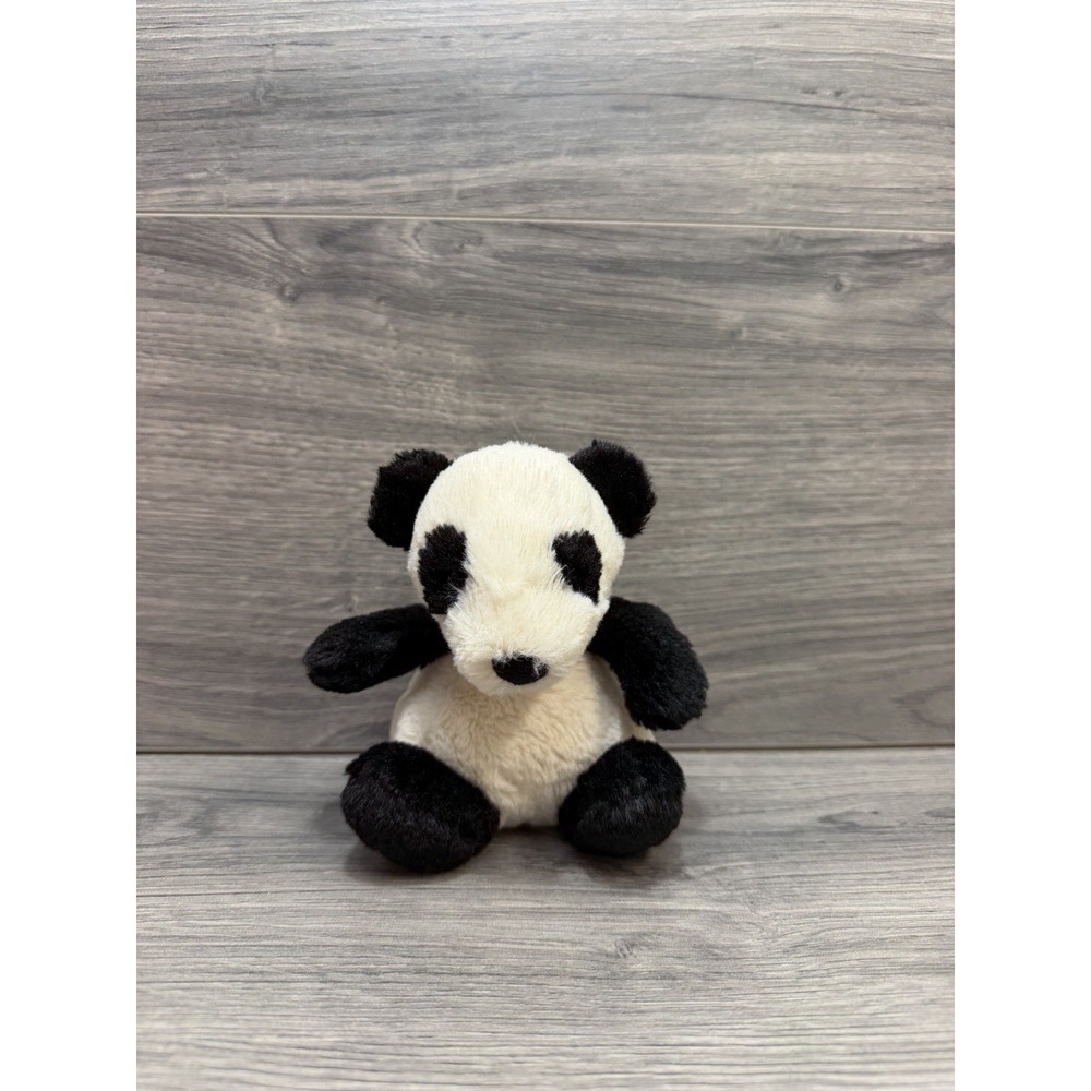 Rare Jellycat London Little Poppet Panda 5" Stuffed Animal Plush Collectible